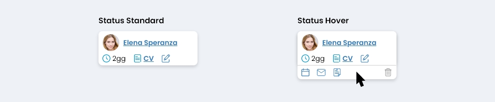 Performa Recruit card candidato