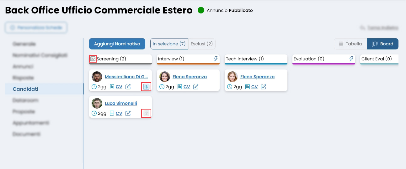 Performa Recruit Pipeline area clienti