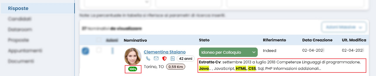Performa Recruit Progetto personalizza competenze